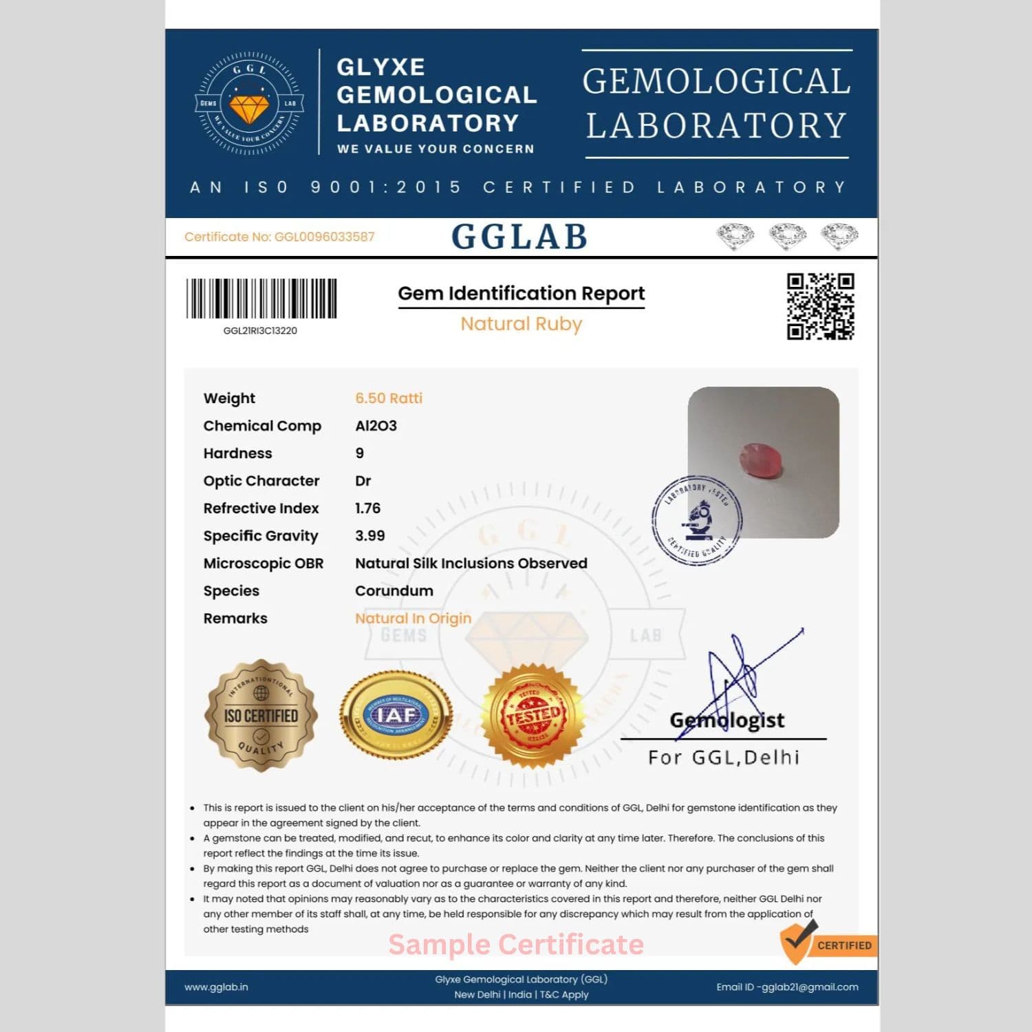 Ruby | 5.50 Ratti
