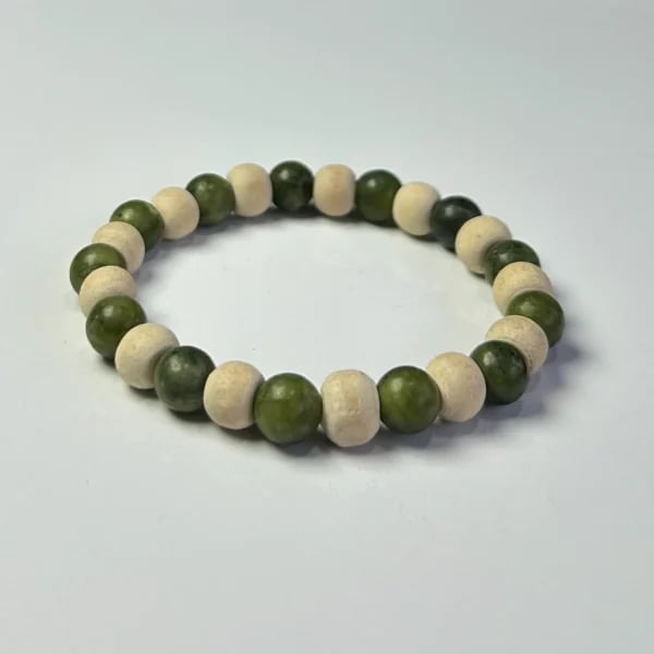 Jade With Tulsi Bracelet