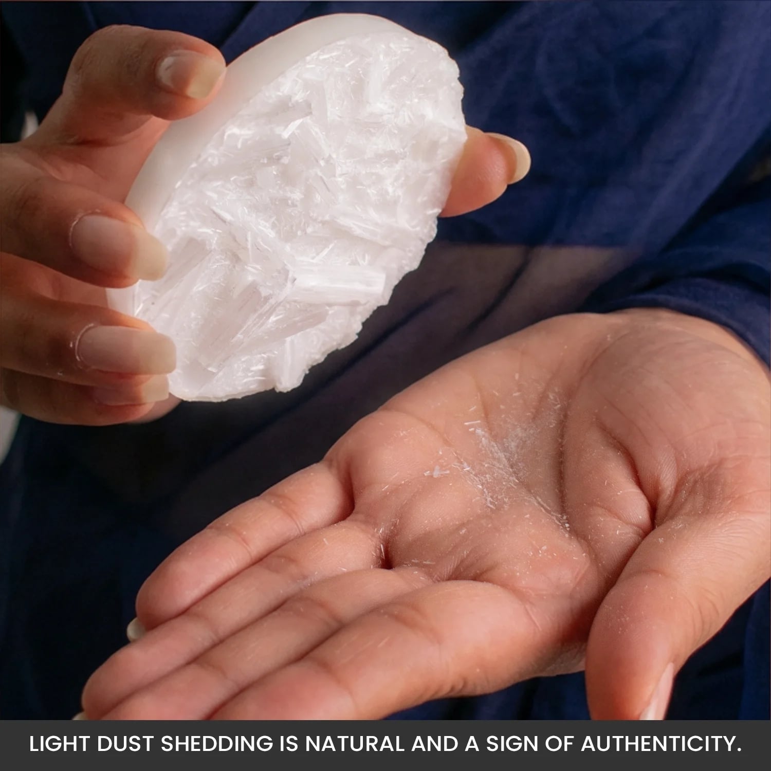 Raw Moroccan Selenite Plate