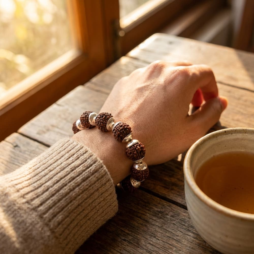 7 Mukhi Rudraksha Bracelet — additional view