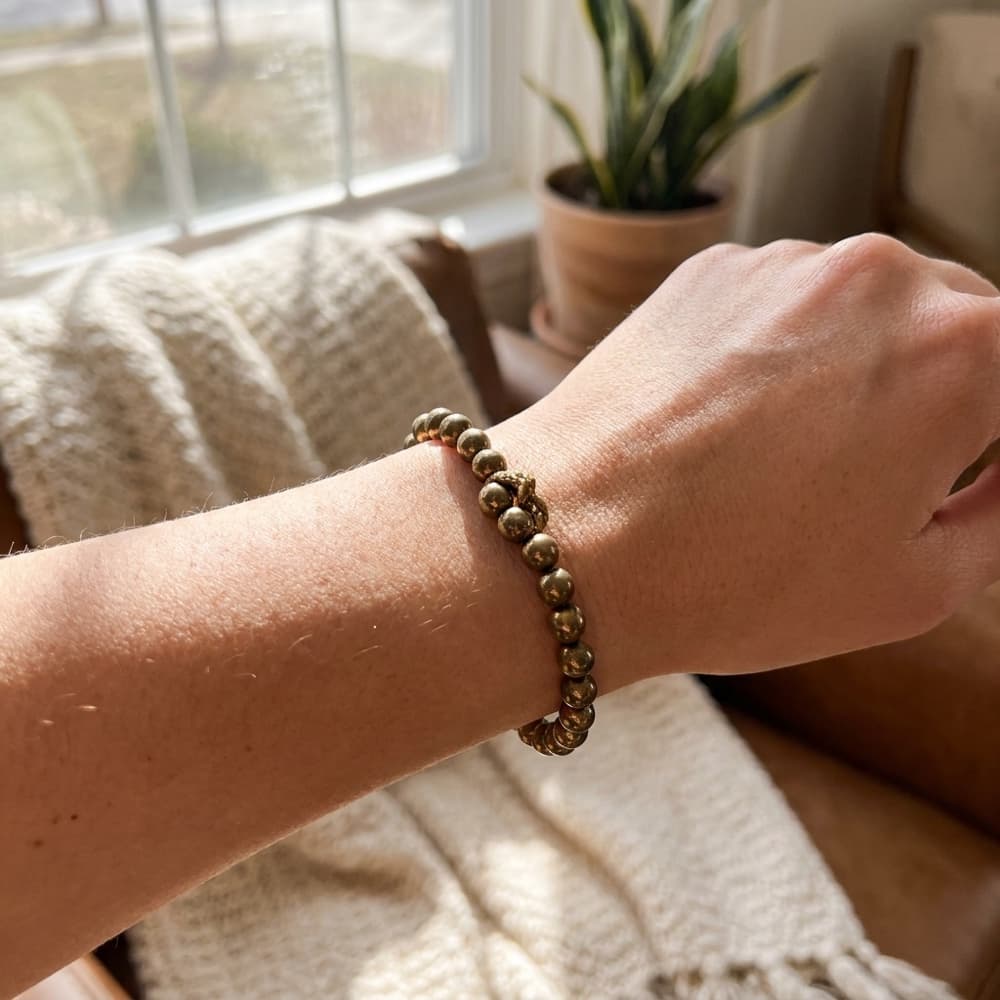 Pyrite Bracelet — additional view
